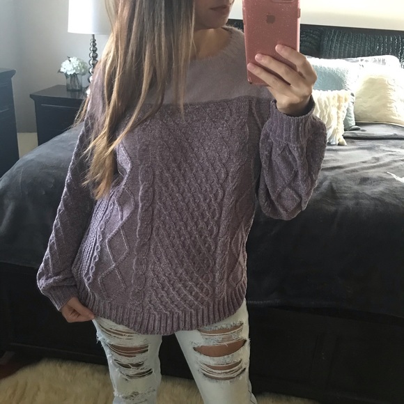 LAST Fuzz and Chenille Pullover Sweater - Picture 5 of 7